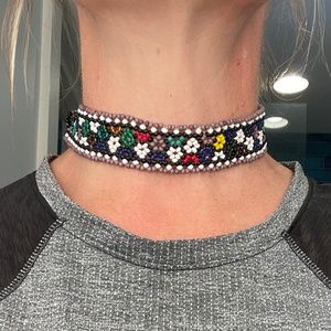 Beaded Choker Necklace